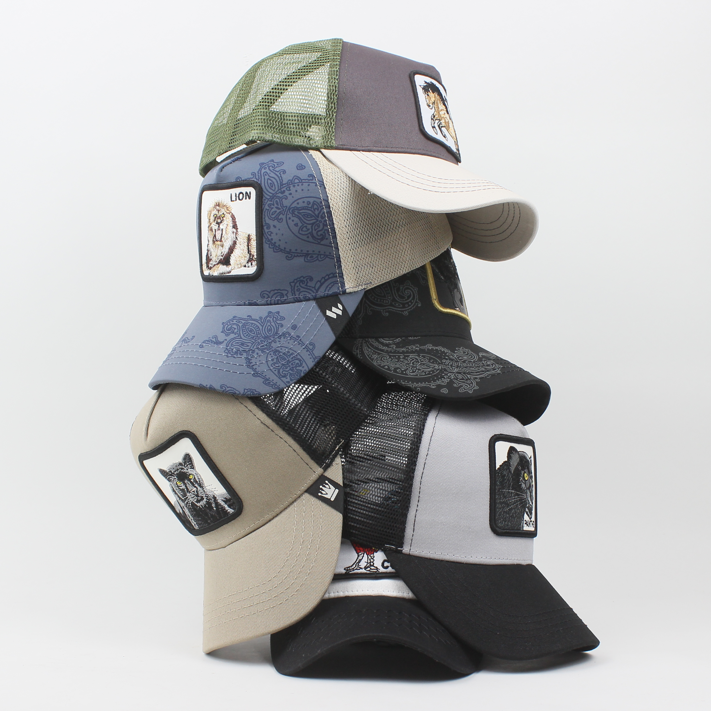 Animal Patch Caps