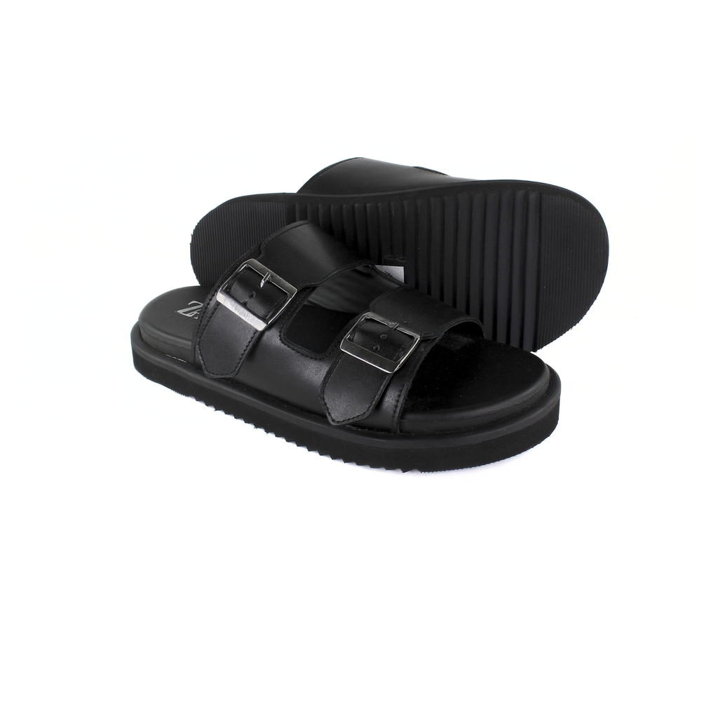 Double Buckle Sandals