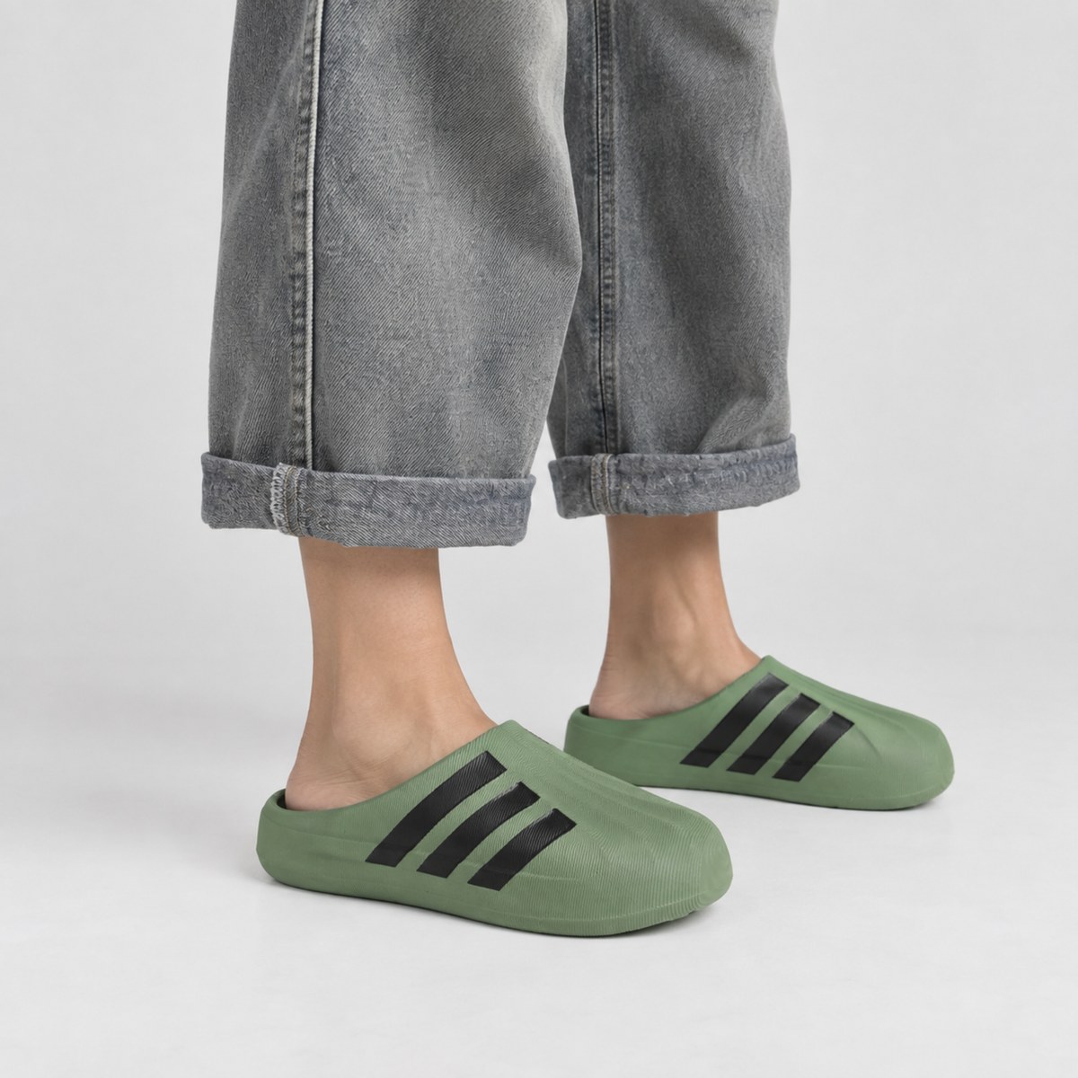 Sport Stripe Mules