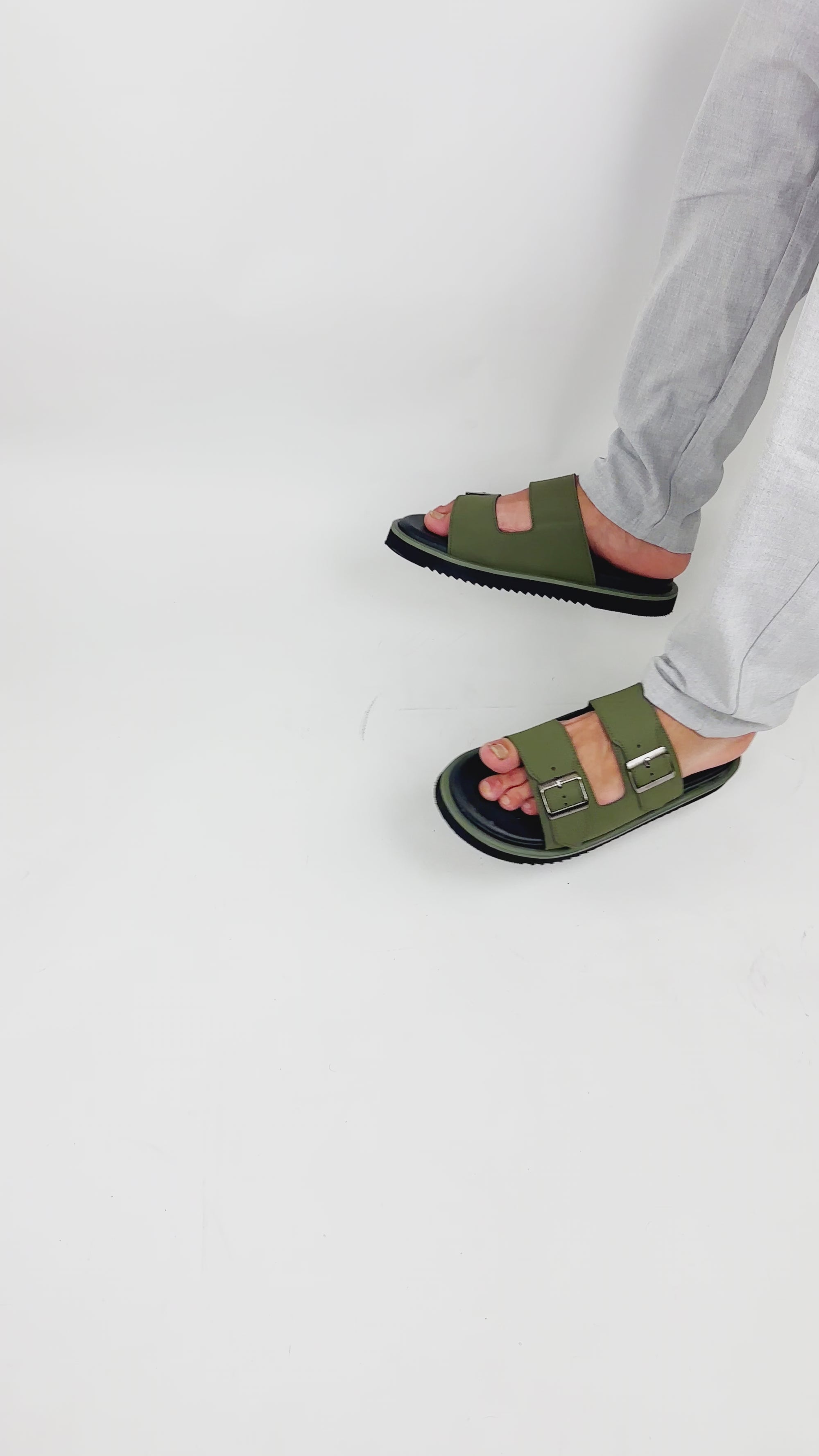 Double Buckle Sandals
